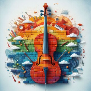 Violin visual #8388