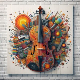 Violin visual #8386