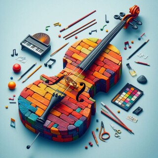 Violin visual #8385