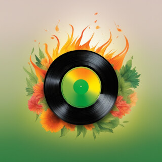 Vinyl record visual #8604