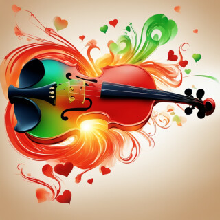 Violin visual #8382