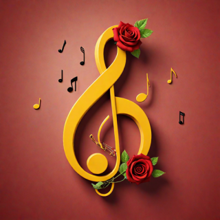 Music note visual #8596