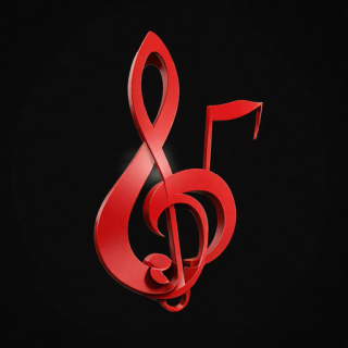 Music note visual #8617