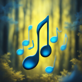 Music note visual #8986