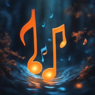Music note visual #8982
