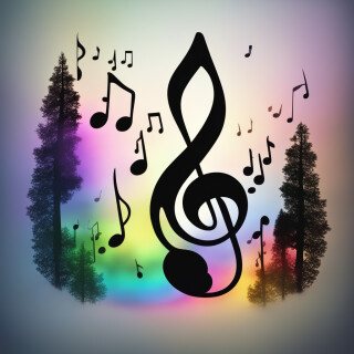 Music note visual #8977