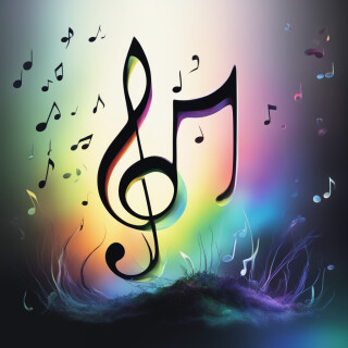 Music note visual #8975