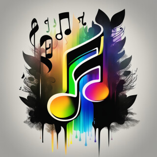Music note visual #8974