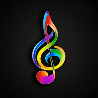Music note visual #8971