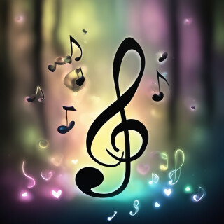 Music note visual #8962