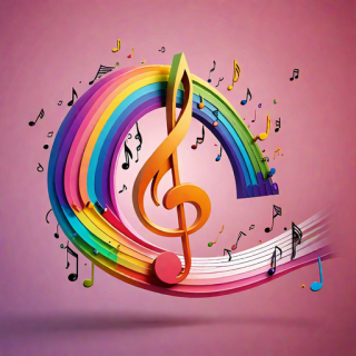 Music note visual #9044