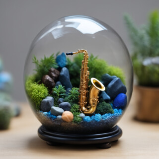 Saxophone visual #9025