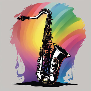 Saxophone visual #9024