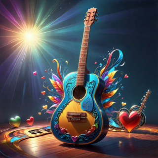 Guitar visual #9154