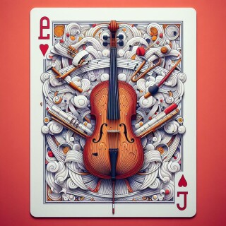 Violin visual #9129