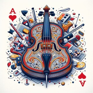 Violin visual #9126