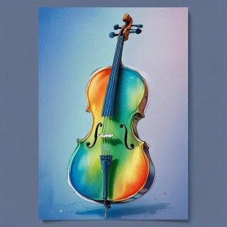 Violin visual #9123