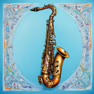 Saxophone visual #9066
