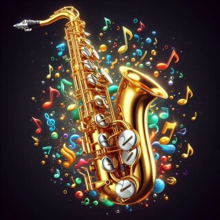 Saxophone visual #9058
