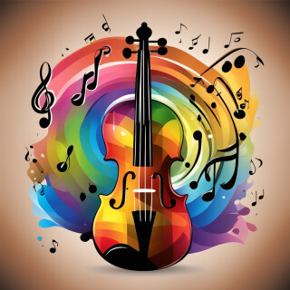 Violin visual #9116