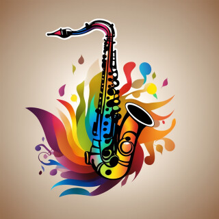 Saxophone visual #9055