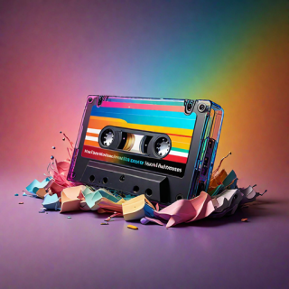 Tape recorder visual #9302