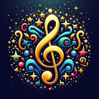 Music note visual #9376