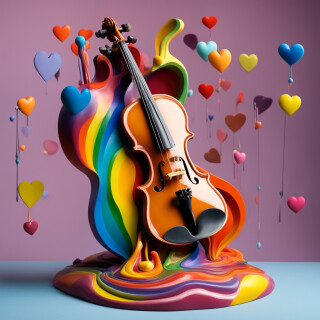 Violin visual #9445