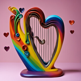 Harp visual #9381