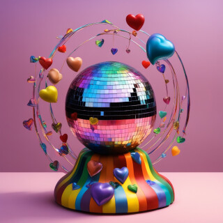 Disco ball visual #9391