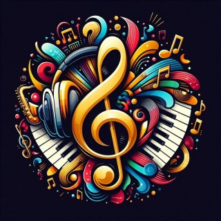 Music note visual #9373