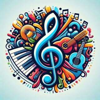 Music note visual #9370