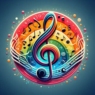 Music note visual #9369