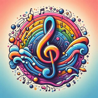 Music note visual #9368