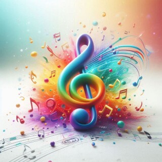 Music note visual #9366