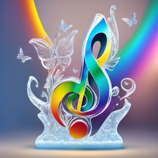 Music note visual #9361