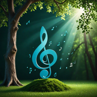 Music note visual #9360