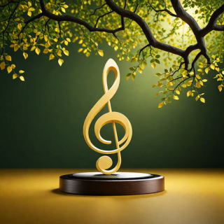 Music note visual #9356