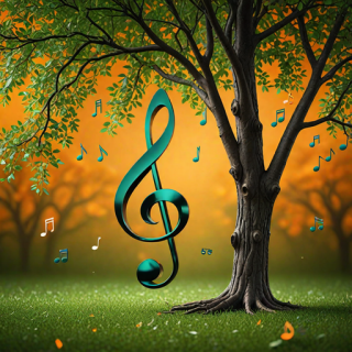 Music note visual #9355