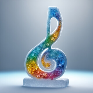 Music note visual #9348