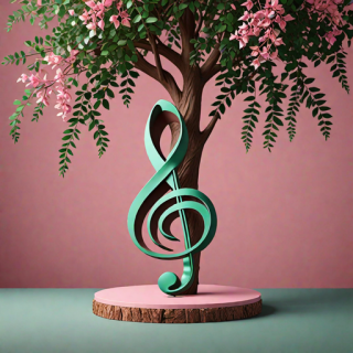 Music note visual #9349