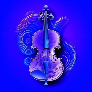 Violin visual #9606