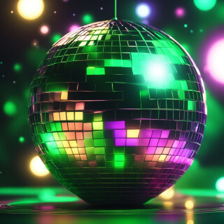 Disco ball visual #9533