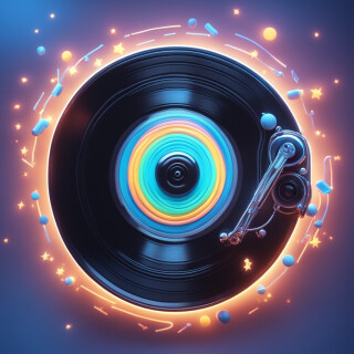 Vinyl record visual #9525