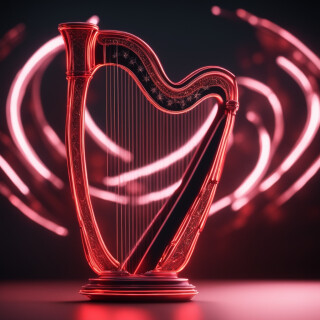 Harp visual #9562