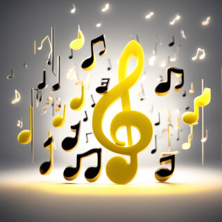 Music note visual #9508