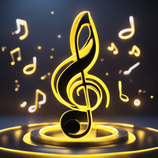 Music note visual #9507