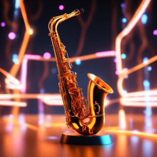 Saxophone visual #9572