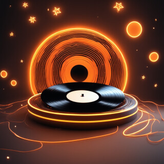 Vinyl record visual #9523