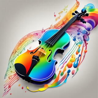 Violin visual #9901